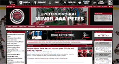 Desktop Screenshot of peterboroughminorpetes.ca