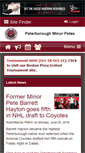 Mobile Screenshot of peterboroughminorpetes.ca